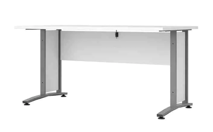 Falco Psací stůl Office 402/437 bílá/silver grey