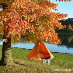 Závěsné houpací křeslo, světle šedá, KLORIN NEW BIG SIZE CACOON HAMMOCK