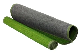 Rohož za postel bambusová, barva zelená TH-C022-GRN