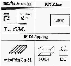 Stolová podnož BQ002