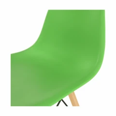 Židle CINKLA 3 NEW - zelená / buk č.4