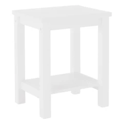 Noční stolek FOSIL, masív/bílá č.1