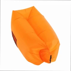 Nafukovací sedací vak/lazy bag, oranžová, LEBAG