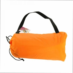 Nafukovací sedací vak/lazy bag, oranžová, LEBAG