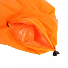 Nafukovací sedací vak/lazy bag, oranžová, LEBAG