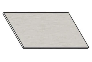 Kuchyňská pracovní deska 90 cm aluminium mat