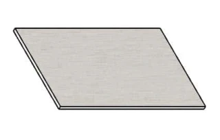 Kuchyňská pracovní deska 80 cm aluminium mat