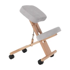 Ergonomická klekačka FLONET - šedohnědá Taupe/buk č.2