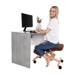 Ergonomická klekačka FLONET - hnědá/buk č.3