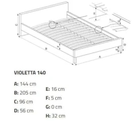 Postel Violetta třešeň antická - 140x200 č.3