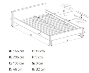 Postel Viera 160 č.3