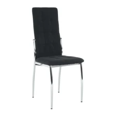 Židle ADORA NEW - černá látka / kov