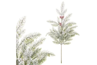 Větvička ojíněná, umělá vánoční dekorace VP2033