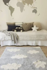 Lorena Canals pro zvířata: Pratelný koberec Clouds Grey