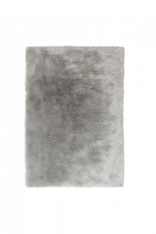 Kusový koberec Faux Fur Sheepskin šedá