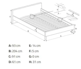 Postel Veronica 90 č.6