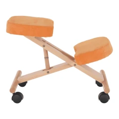 Ergonomická klekačka FLONET - oranžová/buk č.2