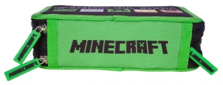 Školní penál třípatrový Minecraft Time to mine PEBH1039