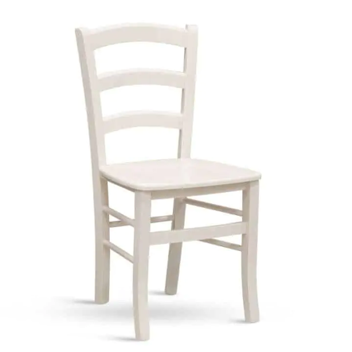 ATAN Dřevěná židle Paysane COLOR - masiv bianco anilin - II.jakost