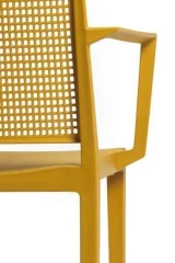 Křeslo GRID ARMCHAIR - hořčicově žlutá