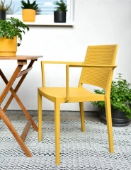 Křeslo GRID ARMCHAIR - hořčicově žlutá