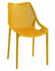 Židle BILROS - hořčicově žlutá