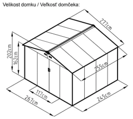 ARCHER D domek zelený